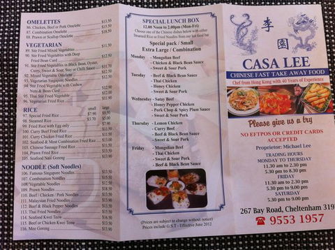 Casa Lee Chinese Food - Accommodation Search 0