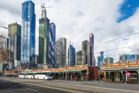 Queen Vic' Market Trams Shopping  Parking