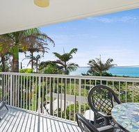 Views of Moreton Island from balcony at Beachside Haven Rickman Pde Woorim - Accommodation Search