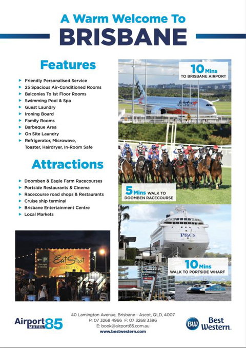 Best Western Airport 85 Motel - Accommodation Search 21