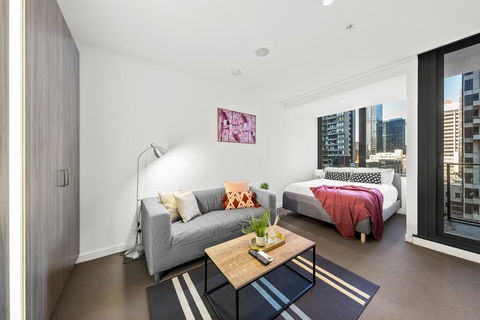 A Stylish & Comfy CBD Studio Near Southern Cross - Accommodation Search 0