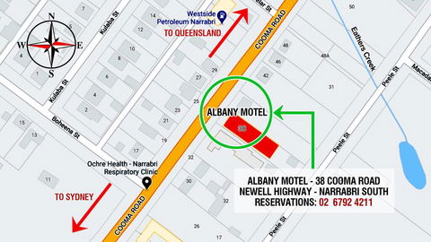 Aalbany Motel Narrabri - Accommodation Search 1