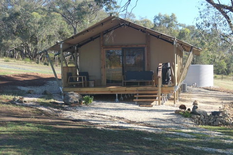 The YellowBoxWood Heathcote - Echidna Ridge And Emu Valley Tents X 2 - Accommodation Search 3